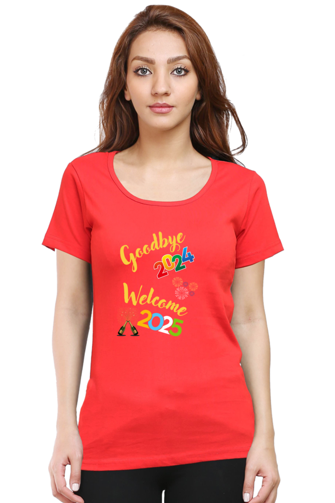 Welcome 2025 T-shirt | Red | Women | Men