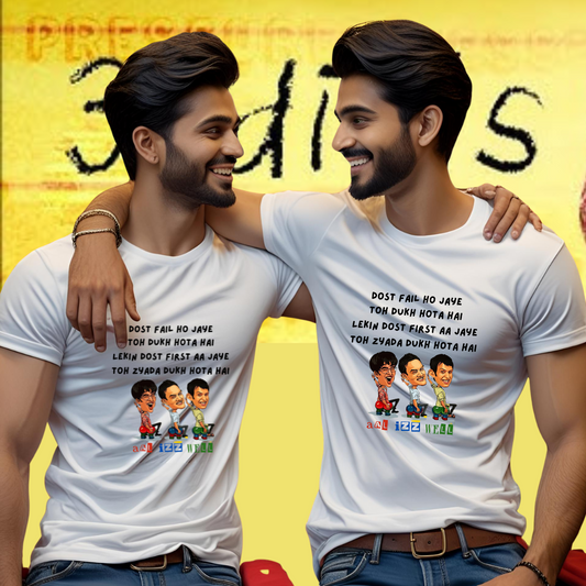 All is well | Cotton Tshirt | White | Men | Women