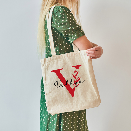 Personalised Name Tote bag | Ivory