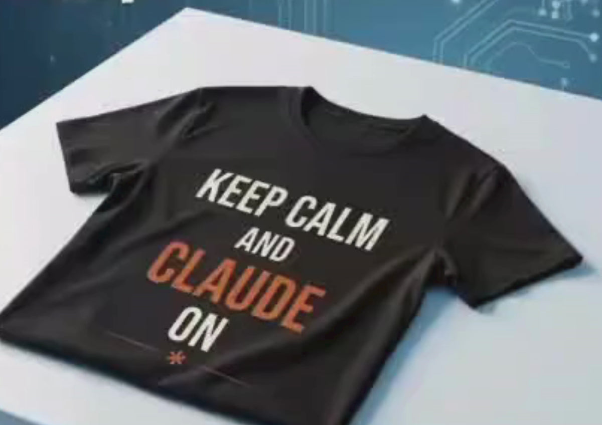 Load video: Video showing the new launches - Unisex Claude On classic black T-shirt and Vibrant yellow Spiderman kids tshirts