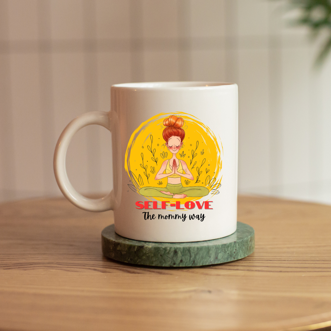 Yogi-mom mug | Ceramic Mug | White